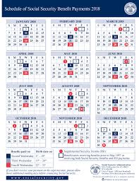 2018 Social Security Payment Schedule Smith Godios Sorensen