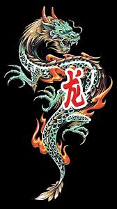 anese dragon tattoo design vectors