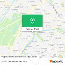 how to get to eiffel trocadéro paris by