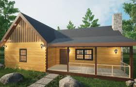 Log Homes From 1 250 To 1 500 Sq Ft