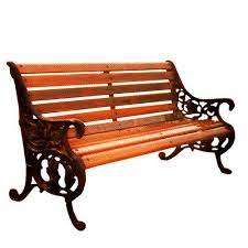 antique garden bench with arm rest for