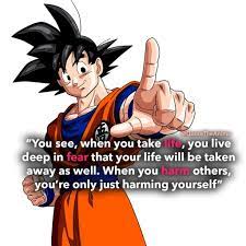 Grandpa's been in this ball he gave me, ever since he had to go away. 13 Powerful Goku Quotes That Hype You Up Hq Images Goku Quotes Goku Dragon Ball