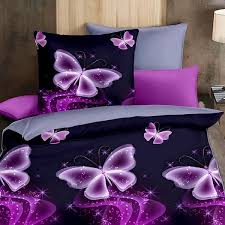 Purple Bedding Set 3pcs Duvet Cover