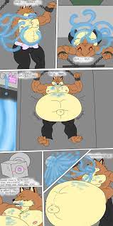 Goo Subject 35 [Belly Inflation Comic] by eggo21 -- Fur Affinity [dot] net