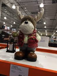 09:54 it is already christmas at costco! Standing Moose With Led Lantern Costcochaser