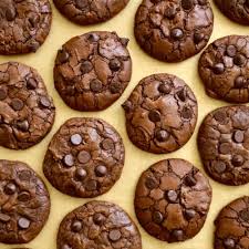 chocolate chip brownie cookies just a