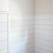 Corner Details On Shiplap Wainscoting