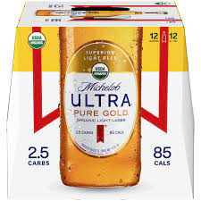 michelob organic ultra light pure gold