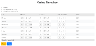 Online Timesheet App Fast And Easy To Use Online Time