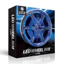 Neon Wheel Rim Wall Clock The Gift