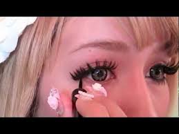 dramatic gyaru eye makeup tutorial ギャ