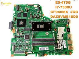 30 x 343 x 248 mm (hwd). Original For Acer E5 475g Laptop Motherboard E5 475g P249 G2 Mg I7 7500u Gf940mx 2gb Daz8vmb18d0 Tested Good Free Shipping Laptop Motherboard Aliexpress