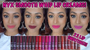 22 nyx smooth whip matte lip cream lip