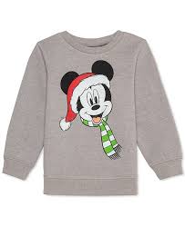 Toddler Boys Mickey Mouse Holiday Sweatshirt