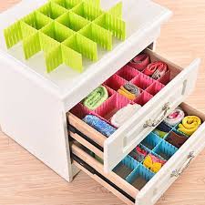 Find out how to do it on the link below the photo. Drawer Dividers Drawer Divider Organizers 4pcs Diy Plastic Grid Adjustable Divider Household Storage Socks Underwear Organizer Aliexpress