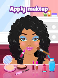 makeup games hair salon on the app