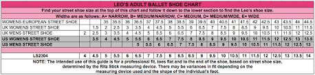 Clearance Leos Adult Airabesque Canvas Ballet Shoe Ls2304l