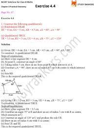 NCERT Solutions for Class 8 Maths Ch 4 Practical Geometry Exercise 4.4