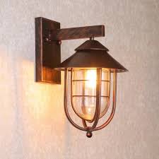 Outdoor Wall Light In Antique Copper