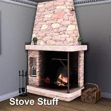 Mod The Sims A Open Stove And Some