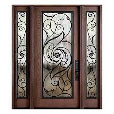 Wrought Iron Insert For Entry Doors