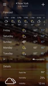 yahoo weather for android preview pcmag