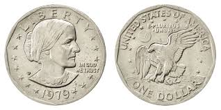 1979 P Susan B Anthony Dollar Narrow Rim Far Date Coin