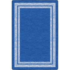 border blue rug