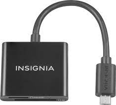 Your card may not be in the correct format. Best Buy Insignia Micro Usb Memory Card Reader Black Ns Mcr17musb