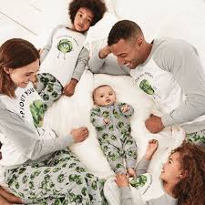 family christmas pyjamas matchy