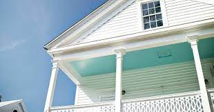 if you see a blue porch ceiling this