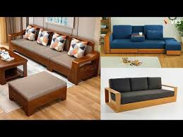 modern wooden sofa set design ideas