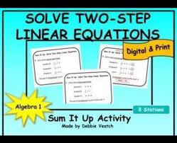 Solve Linear Equations In One Variable