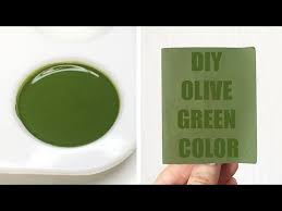 Diy Olive Green Color