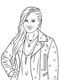 The pages aren't centered and there is often a large blank space under the images that look as though they were taken off of google images, copied on a xerox. Demi Lovato Coloring Page Coloring Pages Free Coloring Pages New Year Coloring Pages