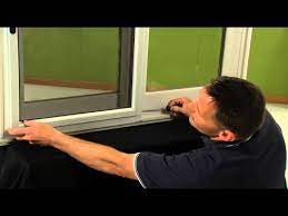 Adjust The Screen On A Patio Door