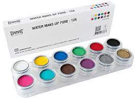 grimas water make up pure palet a12