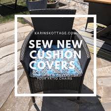 Sewing New Outdoor Cushion Covers