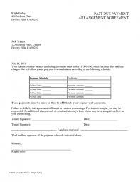Payment Plan Agreement Letter Template Metierlink Com