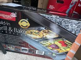 built in grill oven barbecue brick