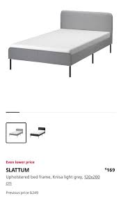 Ikea Slattum Bed And Mattress