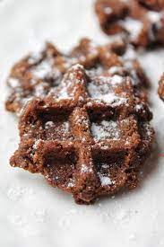 waffle iron cookies aka boot tracks