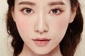 blush on natural ala make up korea