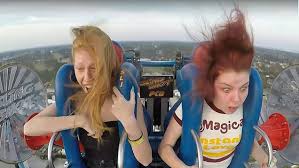 This is my daughter and i on slingshot. Video Girl Screams Until She Passes Out Twice On A Slingshot Ride Daily Mail Online
