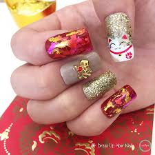 China's economy is already the world's second largest and is still growing. Chinese New Year Nails Cny Manicure New Year S Nails Manicure Nails