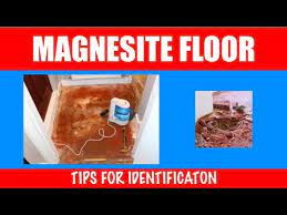 magnesite floor tips for identification