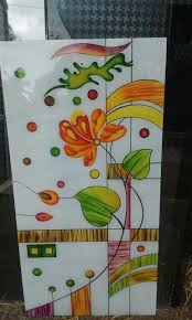 Glass Colour Etching Glass Painting Designs Door Glass