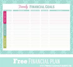 Free Download Financial Plan Family Financial Goals Worksheet An