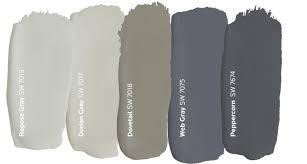 Gray Paint Color Palettes Interiors