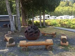 Enjoy the warmth, smell, crackle, and feel of a fire pit, without any of the smoke. Communal Fire Pit In The Rv Park Picture Of The Narrows Floating Restaurant Vancouver Island Tripadvisor